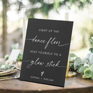 Light Up the Dance Floor Glow Sticks Sign