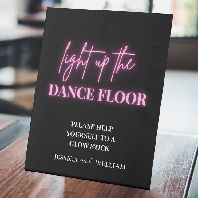 Light Up the Dance Floor  | Glow Sticks Sign (Creator Uploaded)