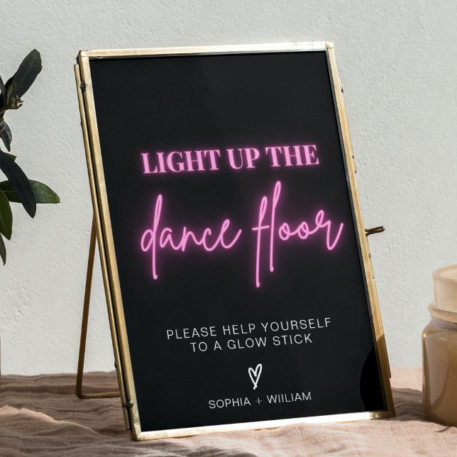 Light Up the Dance Floor | Glow Sticks Sign (Creator Uploaded)