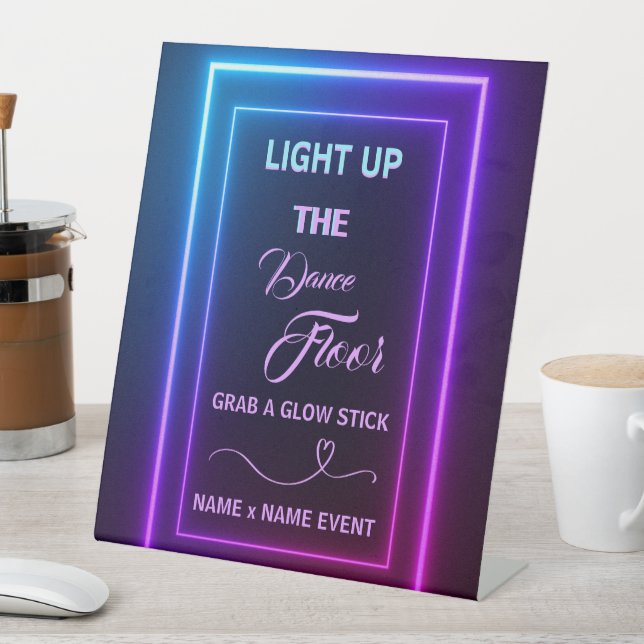 light up the dance floor sign Personalise (In SItu)