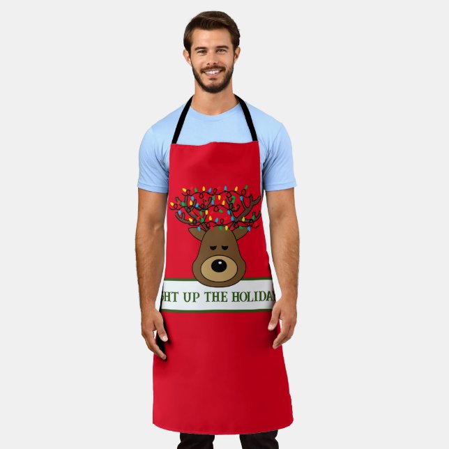 Light Up The Holidays All-Over Print Apron (Worn)