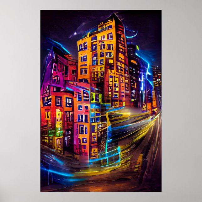 Light Up The Night 1 - Vivid Colour Poster (Front)