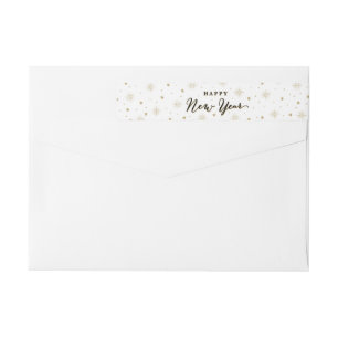 Light Up the Sky Holiday Wrap Around Label