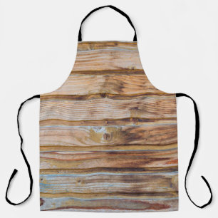 Light Vintage Wooden Planks Background Floor. Hori Apron