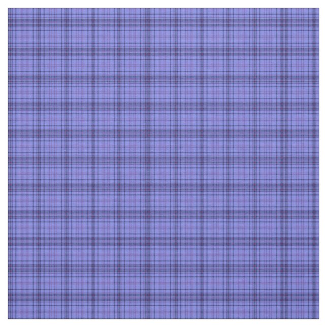 Light Violet Blue Plaid Fabric (Swatch)