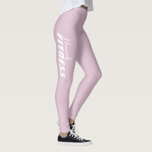 Light Violet Pink Dance Workout Gym Leggings