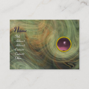 LIGHT VORTEX  AMETHYST pink yellow grey Business Card
