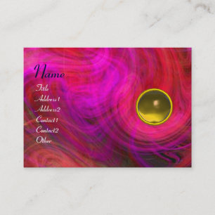 LIGHT VORTEX TOPAZ yellow red pink purple Business Card