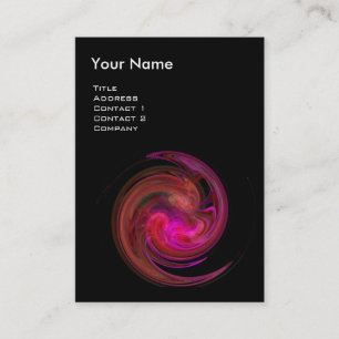 LIGHT VORTEX ,vibrant black red purple violet Business Card