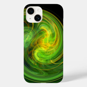 LIGHT VORTEX ,vibrant green Case-Mate iPhone 14 Case