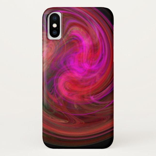 LIGHT VORTEX ,vibrant red Case-Mate iPhone Case (Back)