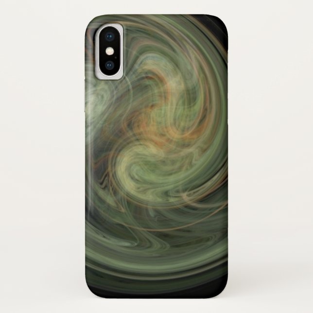 LIGHT VORTEX ,vibrant white grey yellow Case-Mate iPhone Case (Back)