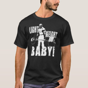 Light Weight Baby Motivation Gym Fitness Workout T-Shirt
