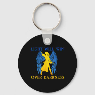 Light Will Win Over Darkness President's Of Ukrain Key Ring