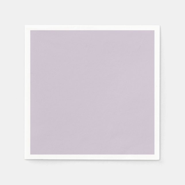 Light Wisteria Solid Colour Napkin (Front)
