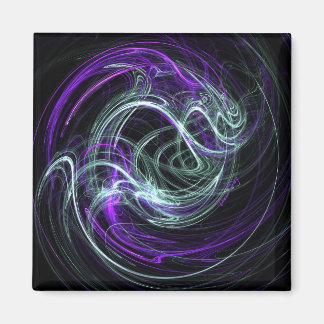 Light Within - Violet & Indigo Swirls Magnet