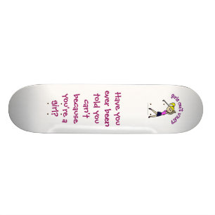 Light Woman Golfer Skateboard