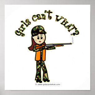 Light Womans Hunting Poster