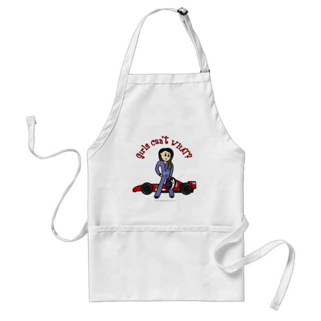 Light Womens Auto Racing Standard Apron (Front)