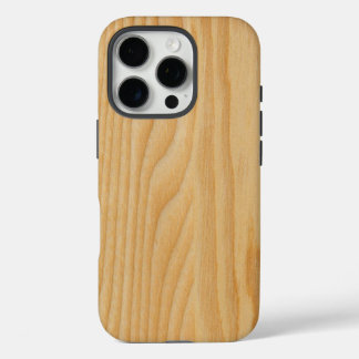 light wood board textures iPhone 16 pro case