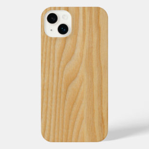 light wood board textures iPhone 14 plus case