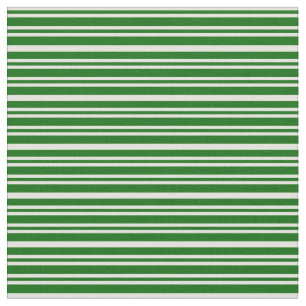 Light Yellow and Dark Green Coloured Pattern Fabric