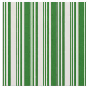 Light Yellow and Dark Green Lined Pattern Fabric