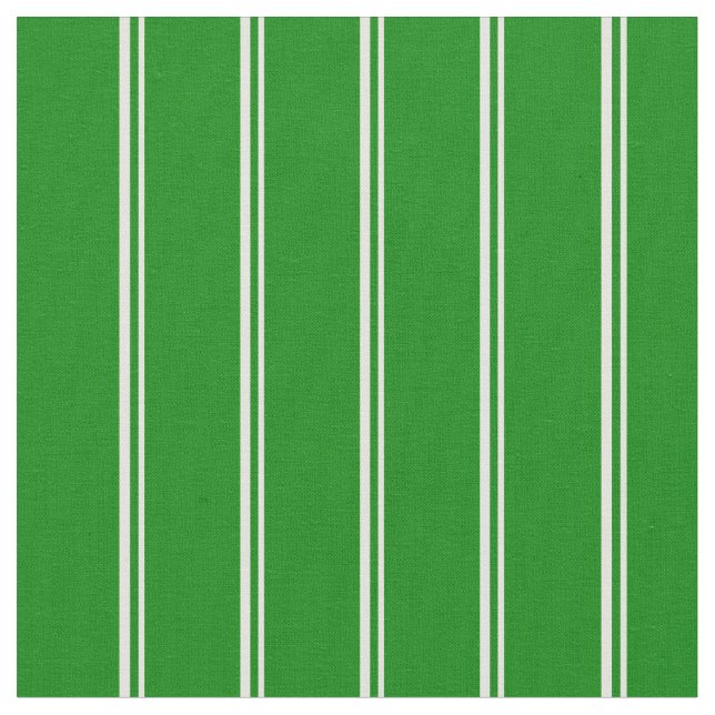 Light Yellow and Green Pattern of Stripes Fabric (Close Up)