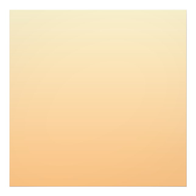 Light Yellow and Orange Colour Gradient Photo Print (Front)
