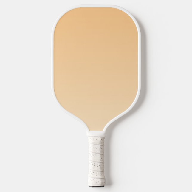 Light Yellow and Orange Gradient  Pickleball Paddle (Front)