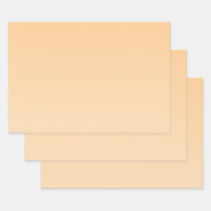 Light Yellow and Orange Gradient Wrapping Paper Sheet
