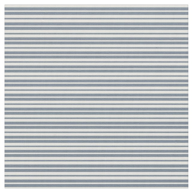 Light Yellow and Slate Grey Coloured Stripes Fabric (Close Up)