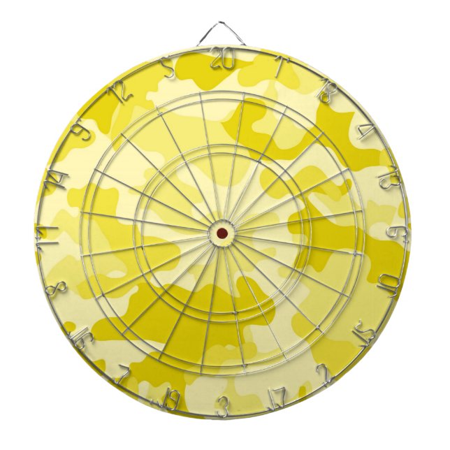 Light Yellow Camo Dartboard (Front)
