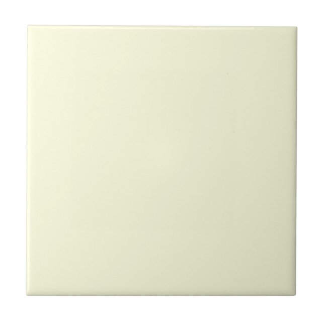 Light Yellow Ceramic Tile (Front)