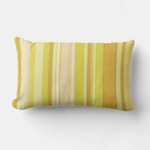 light yellow colour strips lumbar cushion