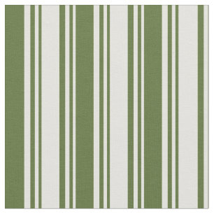 Light Yellow & Dark Olive Green Coloured Pattern Fabric