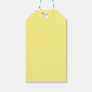 Light Yellow #FFF888, Marzipan Gift Tags