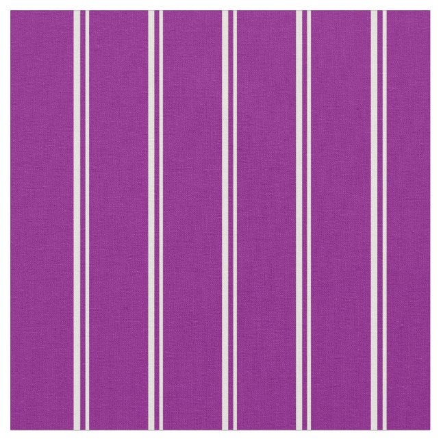 Light Yellow & Purple Stripes Fabric (Close Up)