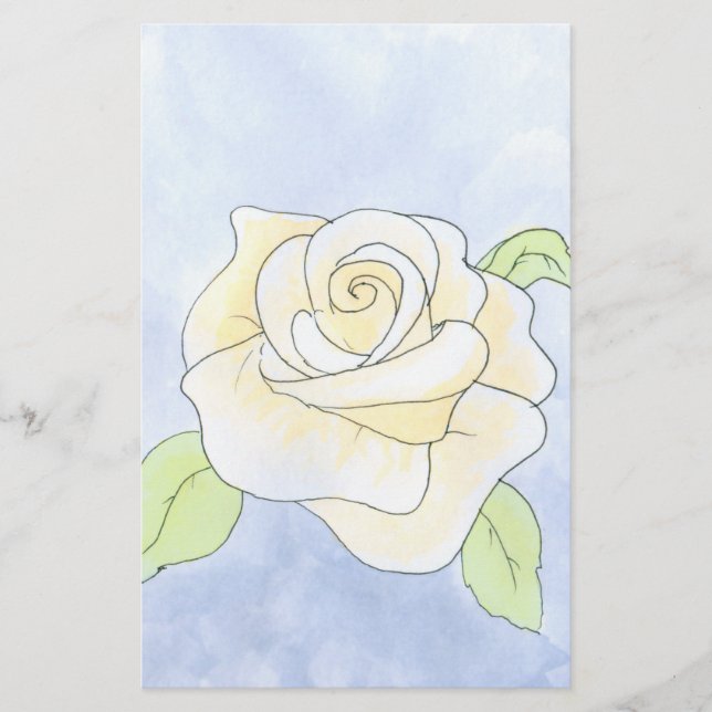 Light Yellow Rose. (Front)