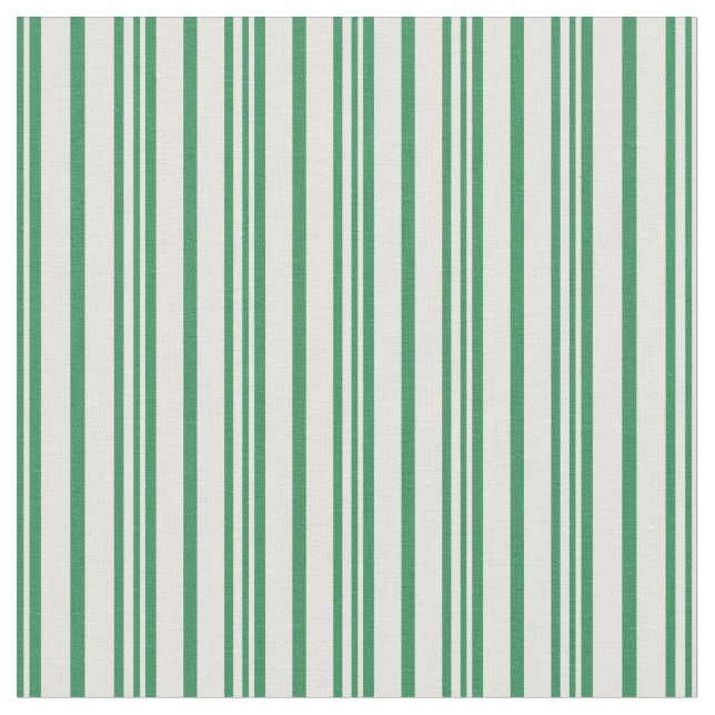 Light Yellow & Sea Green Coloured Pattern Fabric (Close Up)