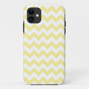 Light Yellow Zig Zag Pattern iPhone 11 Case