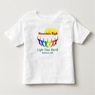 Light Your World Mountain High Toddler Tee Shirt