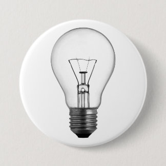 Lightbulb 7.5 Cm Round Badge
