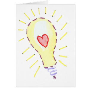 Lightbulb Bright Idea - Heart