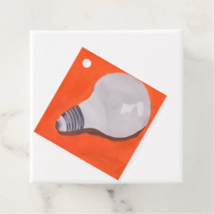 Lightbulb favour tags
