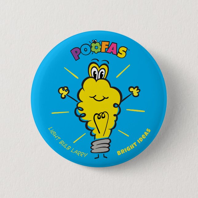 Lightbulb Larry Button (Front)