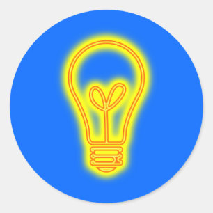 Lightbulb Sticker