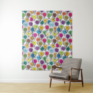Lightbulbs Pattern tapestries