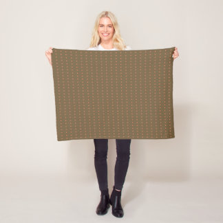 LightCoral Polka Dots Baby Fleece Blanket