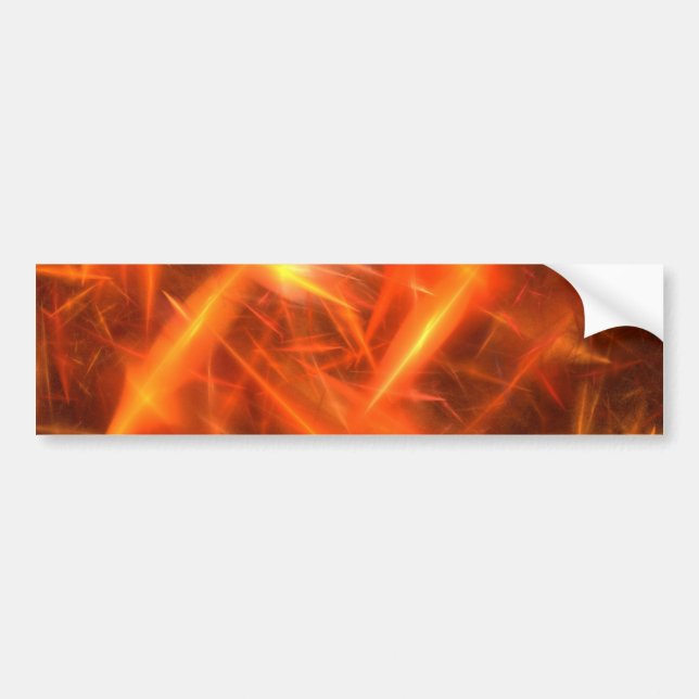 lighte  Abstract Fractal Background Bumper Sticker (Front)